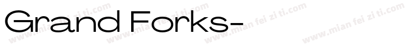 Grand Forks字体转换